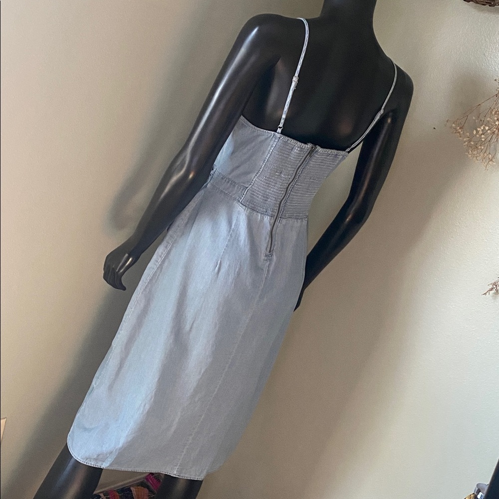 Express Light Blue Denim Dress - Picture 6 of 13